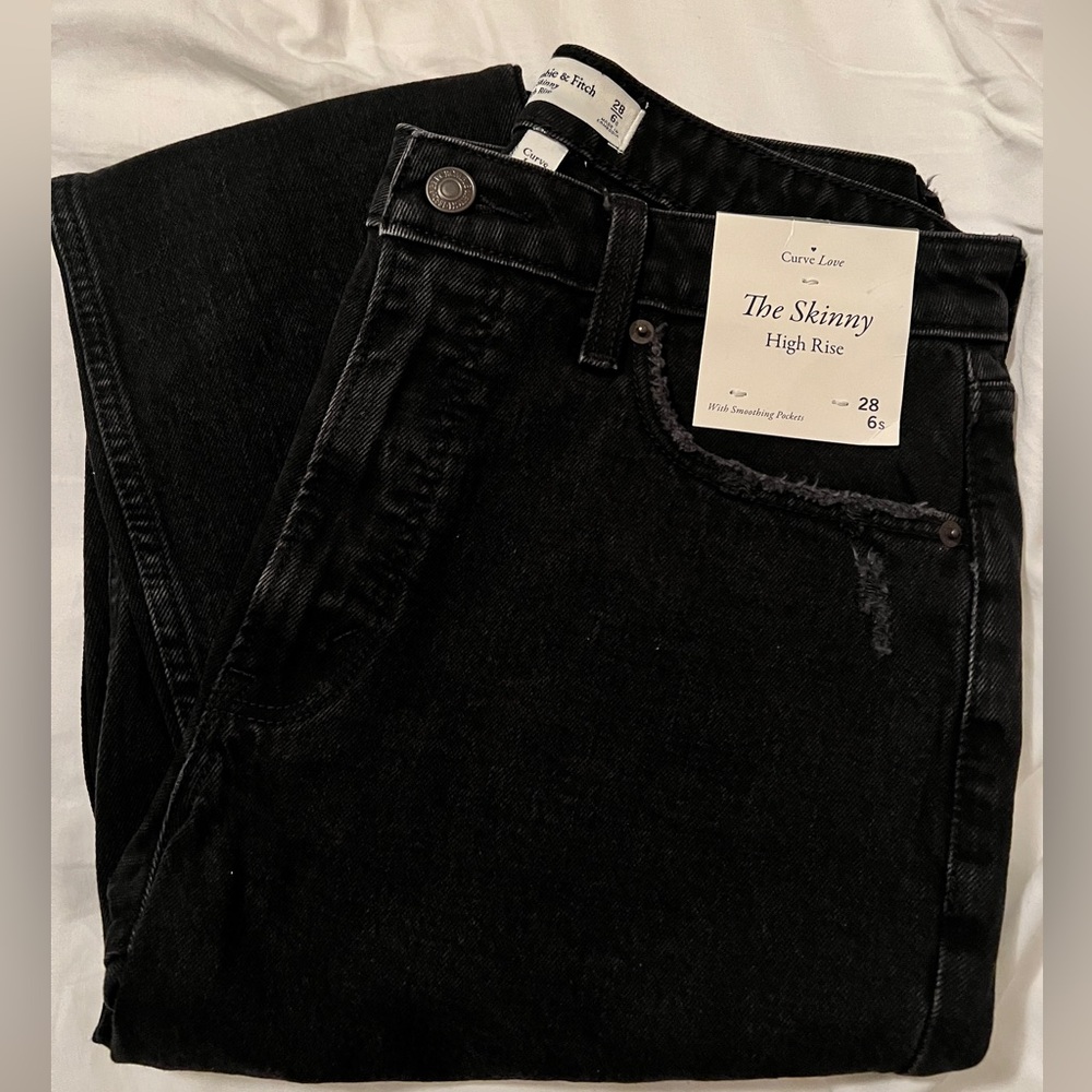 A&F High Rise “The Skinny” Jeans